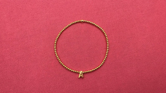 Initial Bracelet ball